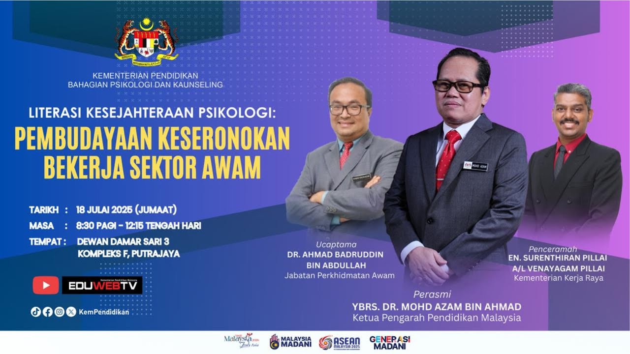 LITERASI KESEJAHTERAAN PSIKOLOGI: PEMBUDAYAAN KESERONOKAN BEKERJA KEMENTERIAN PENDIDIKAN