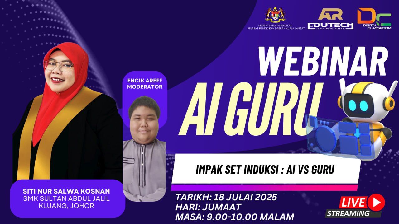 WEBINAR AI GURU PERCUMA! - Impak Set Induksi (AI VS Cikgu) 